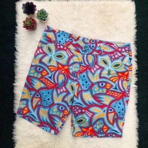 Loudmouth Ladies Bermuda Golf Shorts Tribal Bird